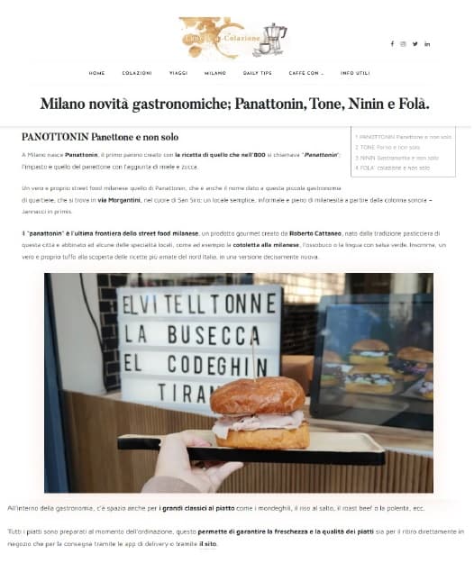 Lunedì a Colazione, 24 settembre 2021