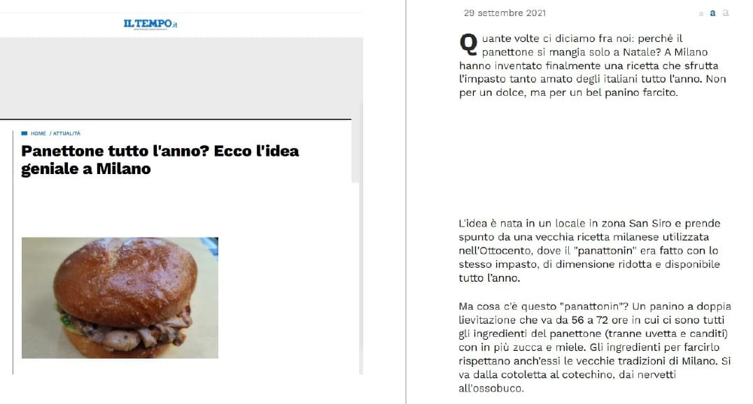 Il Tempo, 29 settembre 2021