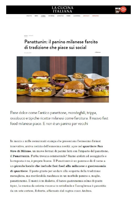 La Cucina Italiana, 10 ottobre 2021