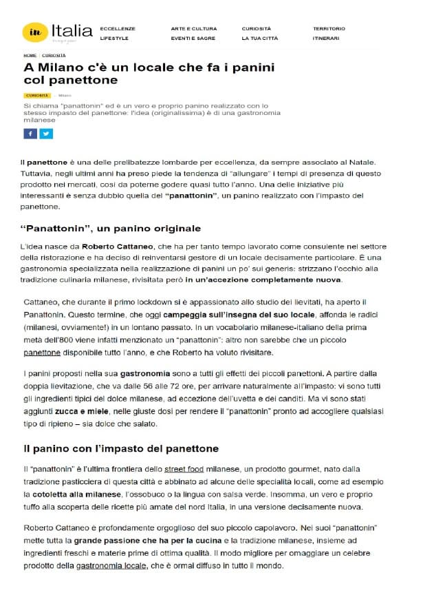 InItalia, novembre 2021