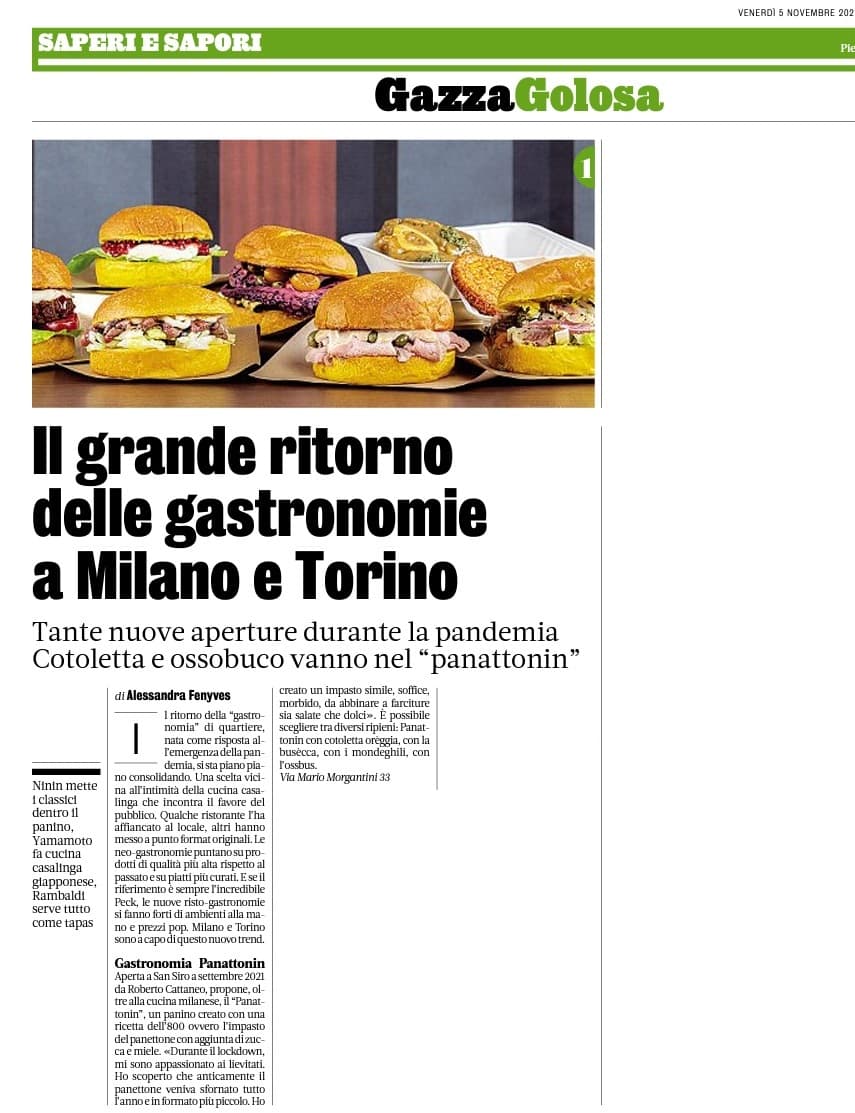 Gazzetta dello Sport, 5 novembre 2021