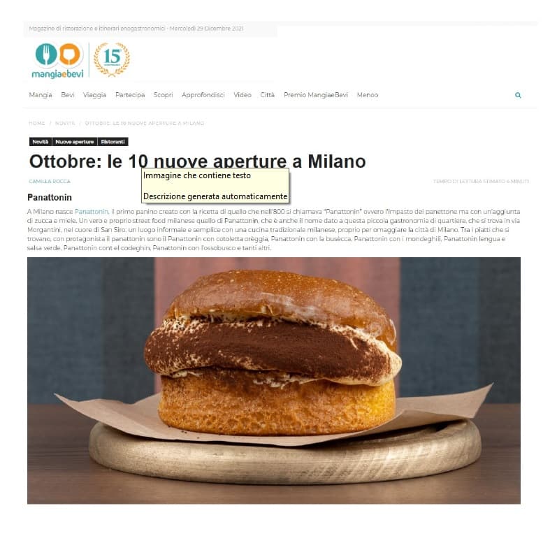 Mangia e Bevi, 29 dicembre 2021